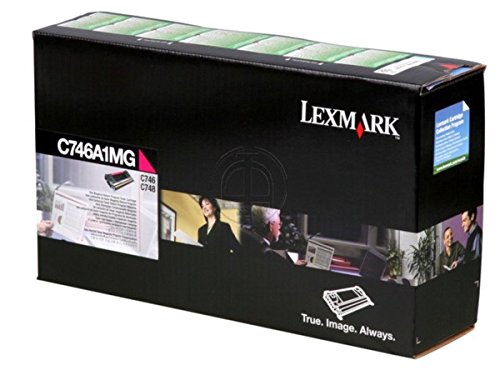 Toner magenta Lexmark C746A1MG original pour imprimante C746DN