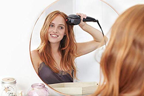 Automatic Hair Curler Machine, Perfect Curl Hair Curler for Women, Ceramic Auto Curling Iron with Adjustable Temperature & Timer, Anti-Tangle Curling Wand for Long & Short Hair, Salon Style Curls at Home (Black) 1