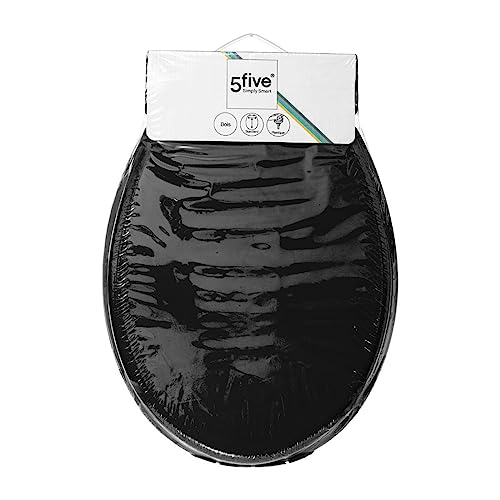 Abattant WC Colorama noir en bois MDF – JJA