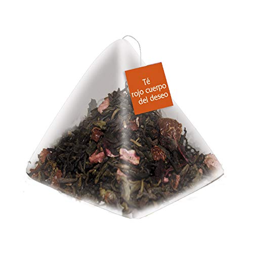 Ship - Té Rojo Cuerpo del Deseo - Caja de 15 Pirámides - Contiene Propiedades Digestivas - Sabor Dulce - Infusión Digestiva - Aporta Bienestar y Tranquilidad - imagen 4