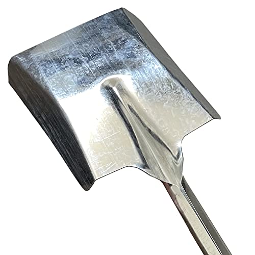 Hzhsm Integrated Shovel Long Handle Coal Shovel Barbecue Charcoal Shovel Fireplace Ash Shovel Cleaning Tool (Square) #TOP6