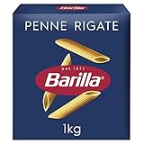 barilla pesto vegan Kochzeit: nur 11 Minuten Barilla Pasta Klassische Penne Rigate n.73 aus hochwertigem Hartweizen immer al dente , (1 x 1 kg) 1er Pack