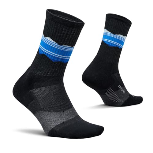 Image of Feetures Trail Max Cushion Mini Crew Sock - Hiking Socks for Men & Women