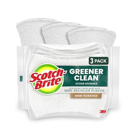 Scotch-Brite Greener Clean Non-Scratch Sponges 3-Pack