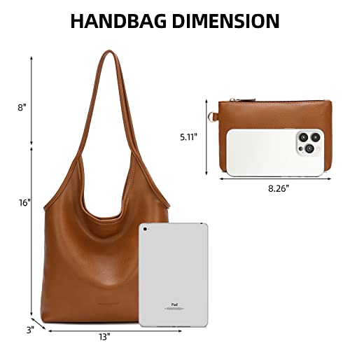 image for Montana West Hobo Bags for Women Designer Top Handle Purses Soft Ladie