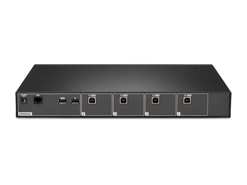 Image of Vertiv Cybex SCKM140PP4-400 Secure Desktop KVM Switch 4-Port DPP NIAP TAA