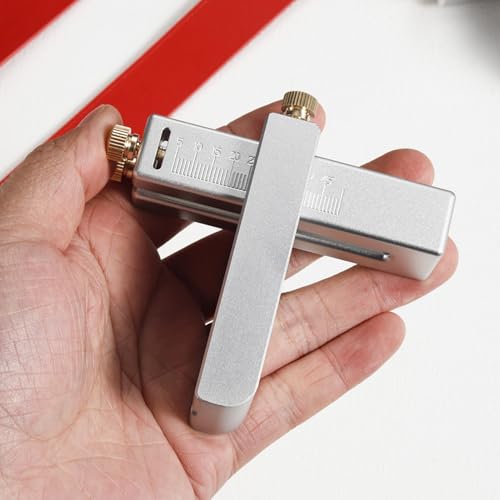 Divisor de cuero ajustable con guía de precisión para relojes y bolsos 7