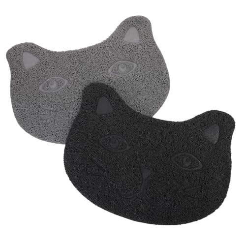 8 Pcs Cat Litter Mat Dog Food Mat Pet Food Mat Cat Drinking Bowl Pad Kitten Litter Mat Cat Food Pad -Slip Pet Cushions -Slip Cat Mat Food Pad for Pet Food Eating Mat