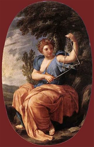 Tableaux la Muse Terpsichore d'Eustache Le Sueur - Impression d'art murale 60x90cm