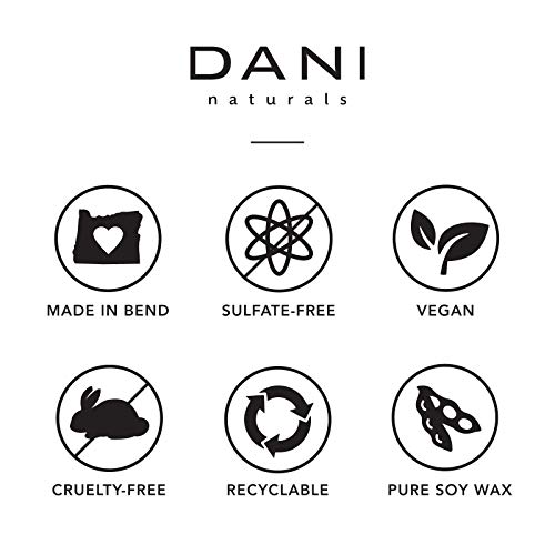 Dani Natural Nourishing Conditioner Naturals - Organic Ingredients Hydrate & Strengthen Hair - Sulfate, Phthalate & Paraben Free - Vegan & Cruelty Free - 12 Ounces (Lemongrass Lavender) #TOP6