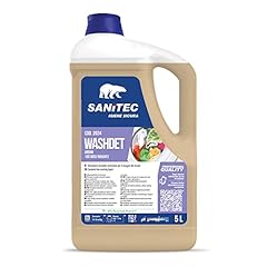 Washdet - Detergente Liquido per Bucato a Mano e in Lavatrice - Bianchi e Colorati - Argan - 5 kg