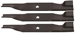 (3 Pack) Aftermarket Premium Replacement XHT Lawn Mower Deck Blade High Lift fits Husqvarna 539107519 | 16-3/4