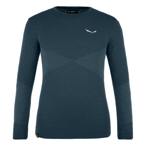Salewa Zebru Med Warm t-shirt technique haut de gamme en laine mérinos mixte