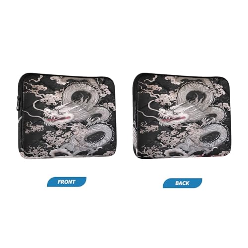 Funda para portátil de 13-14 pulgadas con diseño dragón chino tradicional miniatura 2