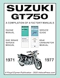suzuki original parts uk  SUZUKI GT750 WORKSHOP MANUAL 1971 to 1977 - A COMPILATION OF 4 ORIGINAL SUZUKI FACTORY MANUALS