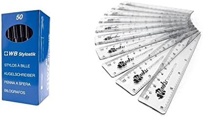 Whitebox Ball Point Pen Black Medium [Pack of 50]