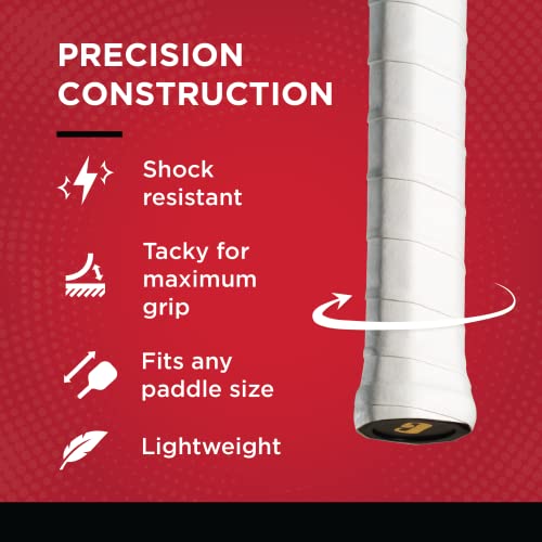 Gamma Sports Supreme Overgrip For Tennis, Pickleball, Squash, Badminton, And Racquetball Racquets, 60-Refill Bag, White #TOP2