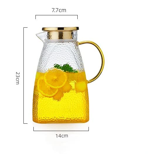 直火対応 1600ML耐熱ガラスピッチャー 熱湯OK