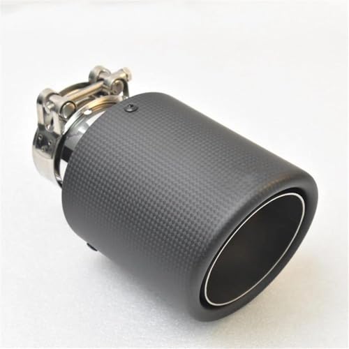 Tuyaux queue de voiture embout carbone 63-76MM pour éviter le jaunissement