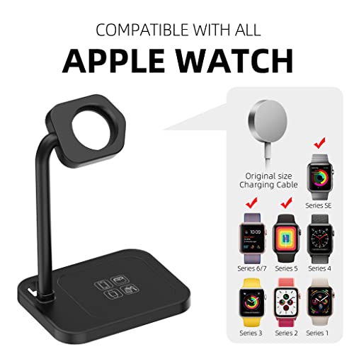 FEIFANZHE iWatch Charging Stand, iWatch Bracket Base, iWatch Series Full Range Compatibility Dock Holder Accessories (Adapters NOT Included) 01S-B