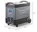 ALLPOWERS R4000 Tragbare Powerstation, 3456Wh LiFePO4 Akku, 4000W AC/100W USB-C Ausgang Solar Generator mit UltraFast Modus, LFP Powerstation für Zuhause, Camping, Wohnmobile, Off-Grid, Stromausfall