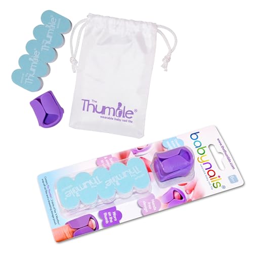 6 Mejores limas de uñas para bebés 10 Baby Nails™ - La lima de uñas de bebé portátil - Set de cuidado...