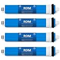 Express Water – 4 Pack Reverse Osmosis Membrane – RO Membrane 100 GPD Water Filter Replacement – Under Sink and Reverse Osmosis System