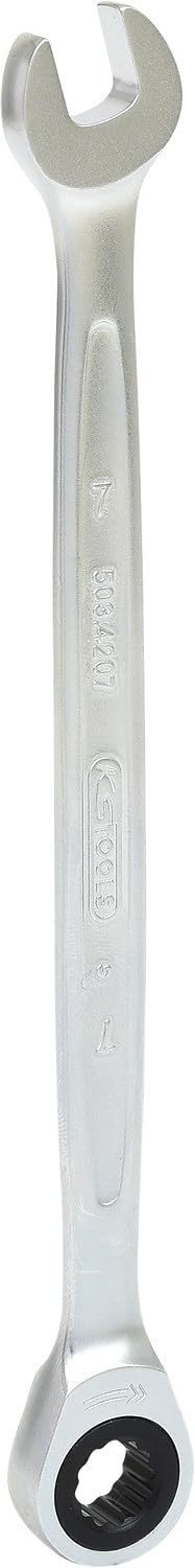 KS Tools 503.4207 Gearplus Combination Ratchet Spanner, 7mm
