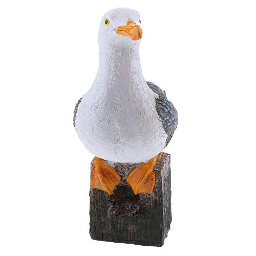 Helen & Co Resin Craft Seagull Statue Garden Sculpture Outdoor Landscape Decoration 1Piece #TOP3