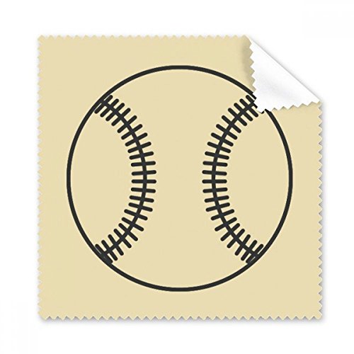 Chiffon de nettoyage pour lunettes motif baseball essuie-écran