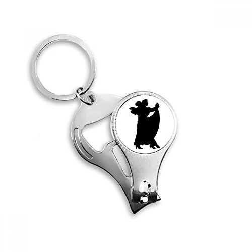 Chaîne Porteclés Décapsuleur Coupe-ongles Duo de Danse BeatChong - 2