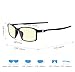 GAMEKING ULTRA 8001 Blue Light Blocking Computer Glasses Gaming Glasses Stylish Lightweight Amber Tint Lens Relieve Eye Strains Eye Fatigue Dry Eyes Headache Sleep Better - No Magnification