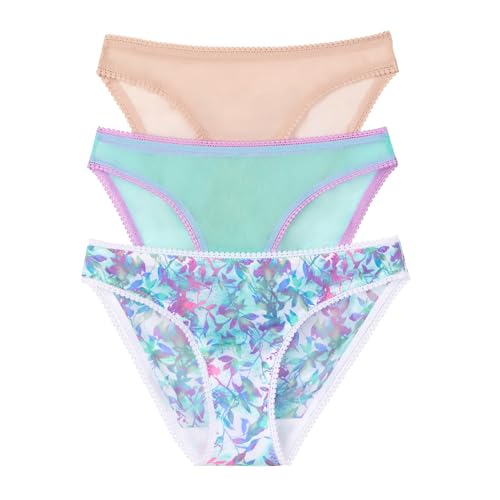 Image of OnGossamer Women's Gossamer Mesh Bikini 3 Pack