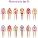 15 Set 5.3 Inch Doll Clothes 5 Outfit Tops and Pants 5 Dresses 5 Swimsuits for 4-6 Inch Girl Doll Clothes Dress