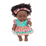 Matériau : nos poupées africaines sont fabriquées en silicone, doux et respectueux de la peau, respectueux de l'environnement et sain, et sans danger pour les enfants et l'environnement.