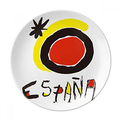 Plato de postre de porcelana decorativo, diseño de...