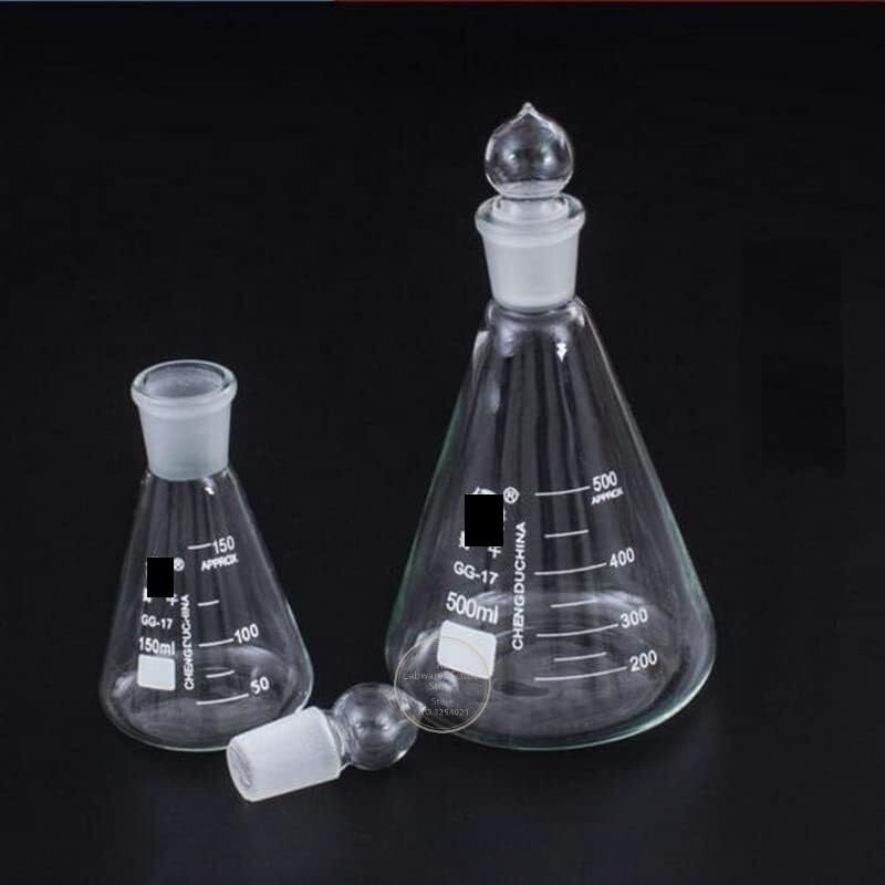 Matraz cónico de vidrio silicato