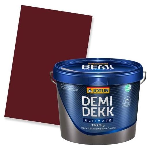 Jotun Demidekk Ultimate Täck färg träfärg RAL 3005 vinröd 3L