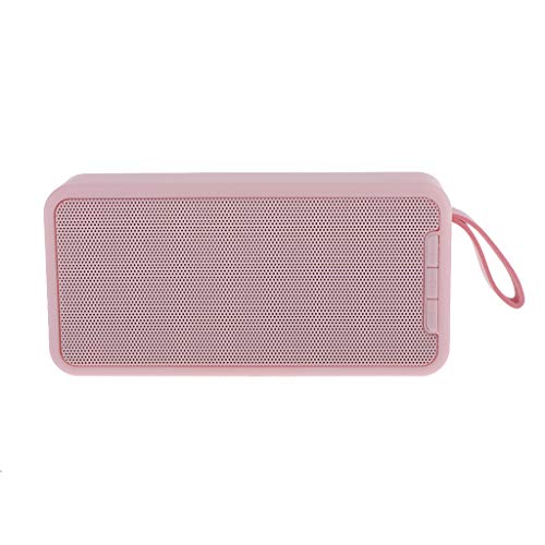 LOVIVER Mini Bluetooth 5.0 Amplificador Hifi Sound 1200mah TWS Função AUX USB TF FM - Rosa