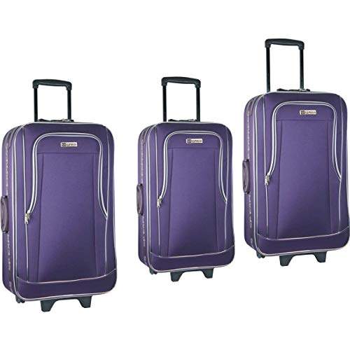 Mala De Viagem Sp 8500 Roxa C/ 03 Pecas - Conjunto Com 3 Unidade(S) Mala De Viagem Sp Sopa0|#São Pau