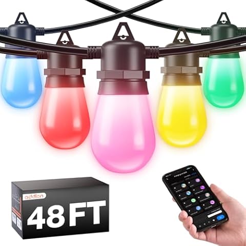 addlon 48FT Smart RGB String Lights Cover