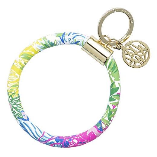 Lilly Pulitzer Round Keychain Cheek To Cheek One Size