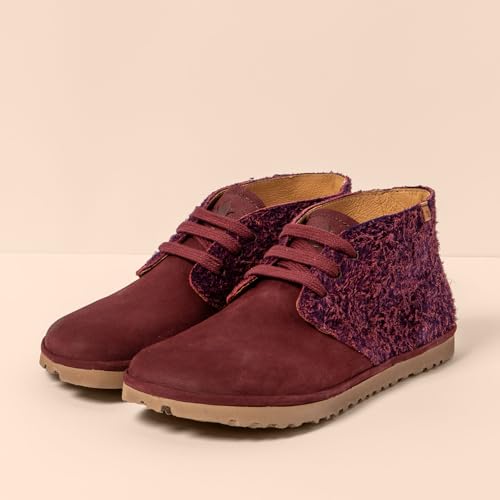 El Naturalista Para Mujer. 25374P1ER005_008 Botines De Piel N5374P Wulf Morado (40), Plano, Cordones, Casual, Lila - 5