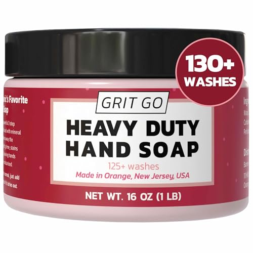 Grit Go Industrial Hand Soap – Heavy-Duty Gritty...