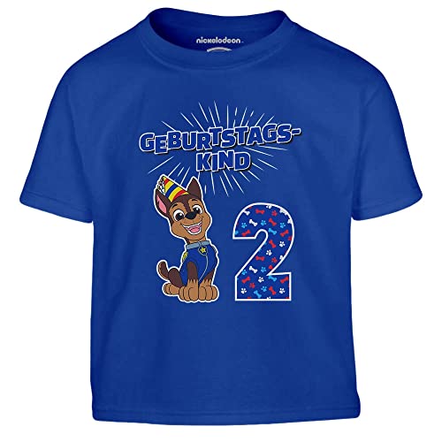 Geburtstagskind 2 Jahre Geburtstag Chase Geschenk Kinder Jungen T-Shirt 104...