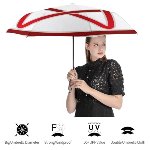 Parapluie automatique pliant avec ouverture rapide et structure de voyage