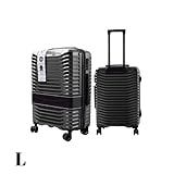 FORTENA Reisekoffer Klappbarer Koffer aus Polycarbonat Reisegepäck 4 Räder und Griff Zahlenschloss...