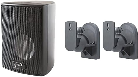 Enceintes Satellites Dynavox AS-301 - Paire Compacte 60W Pour Home Cinéma Et Audio