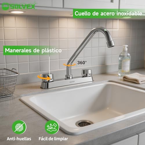 Llave mezcladora para zinc 7 Imagen adicional