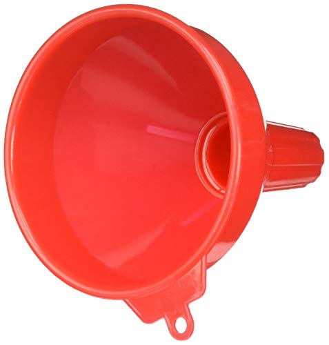 LubriMatic 75-069 Polyethylene Plastic Funnel w/ Screen - 16 Ounce #1